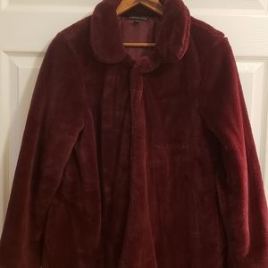 Signature Studio Faux Fur Coat Women's Medium